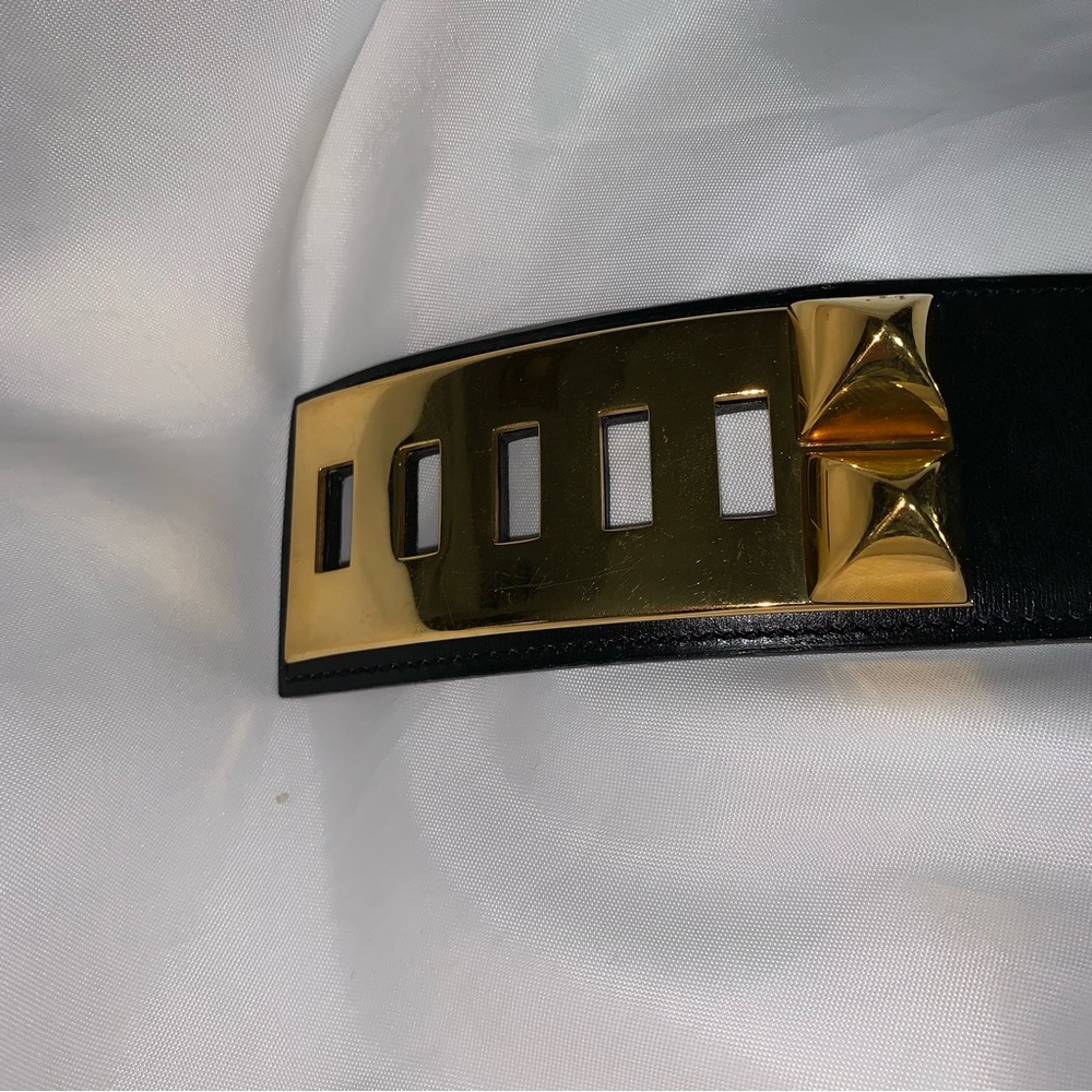 👋🏾SOLD👋🏾 Hermès COLLIER DE CHIEN calfskin belt - Picture 9 of 12
